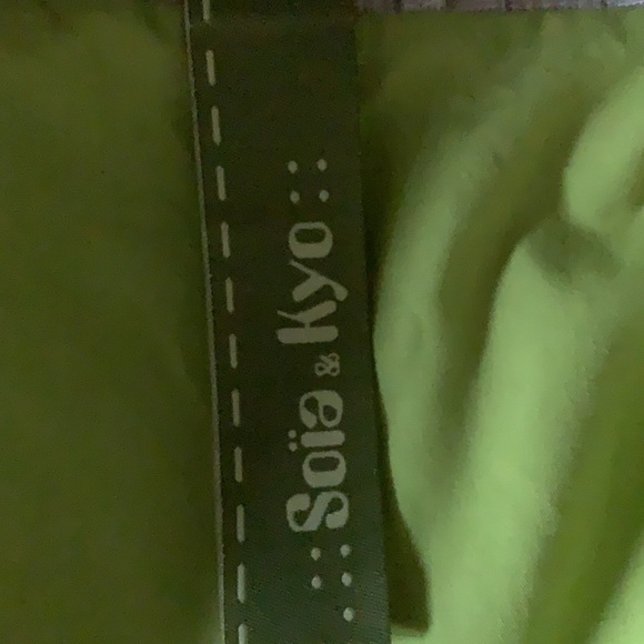 Soia & Kyo Beige Trench Coat with Black Accents - Picture 10 of 13